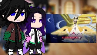 Hashiras react to hell is forever (requested) #hazbinhotel #gacha #demonslayer #gachareact