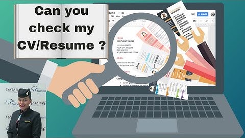 CV / Resume check + few more queries | #cabincrew