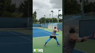 FREAKING TOUGH Pre Season Drill With ATP #61 Marcos Giron | Try It ONCE #Shorts #tennis