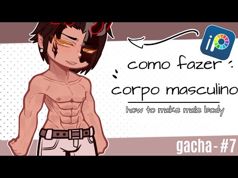 Tutorial Corpo masculino - how to make male body 🎶 [GACHA - IBIS PAINT] 