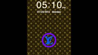 GOLocker Louis Vuitton Theme screenshot 5