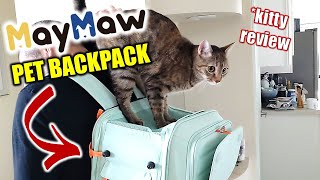 Are Cat Backpacks worth it? An honest rescue kitty review of MayMaw's 3in1 Pet Carrier!