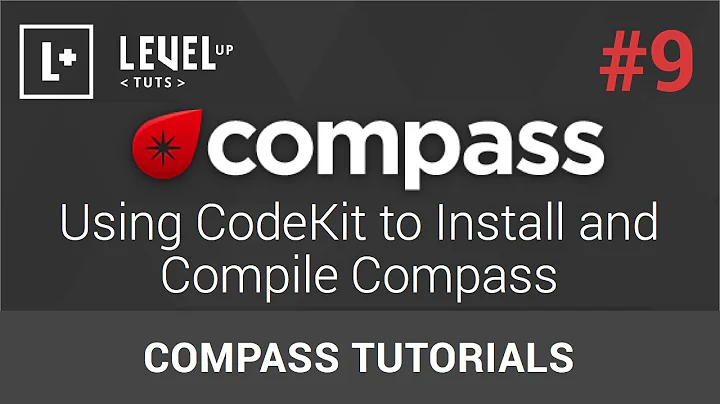 Compass Tutorials #9 - Using CodeKit to Install and Compile Compass