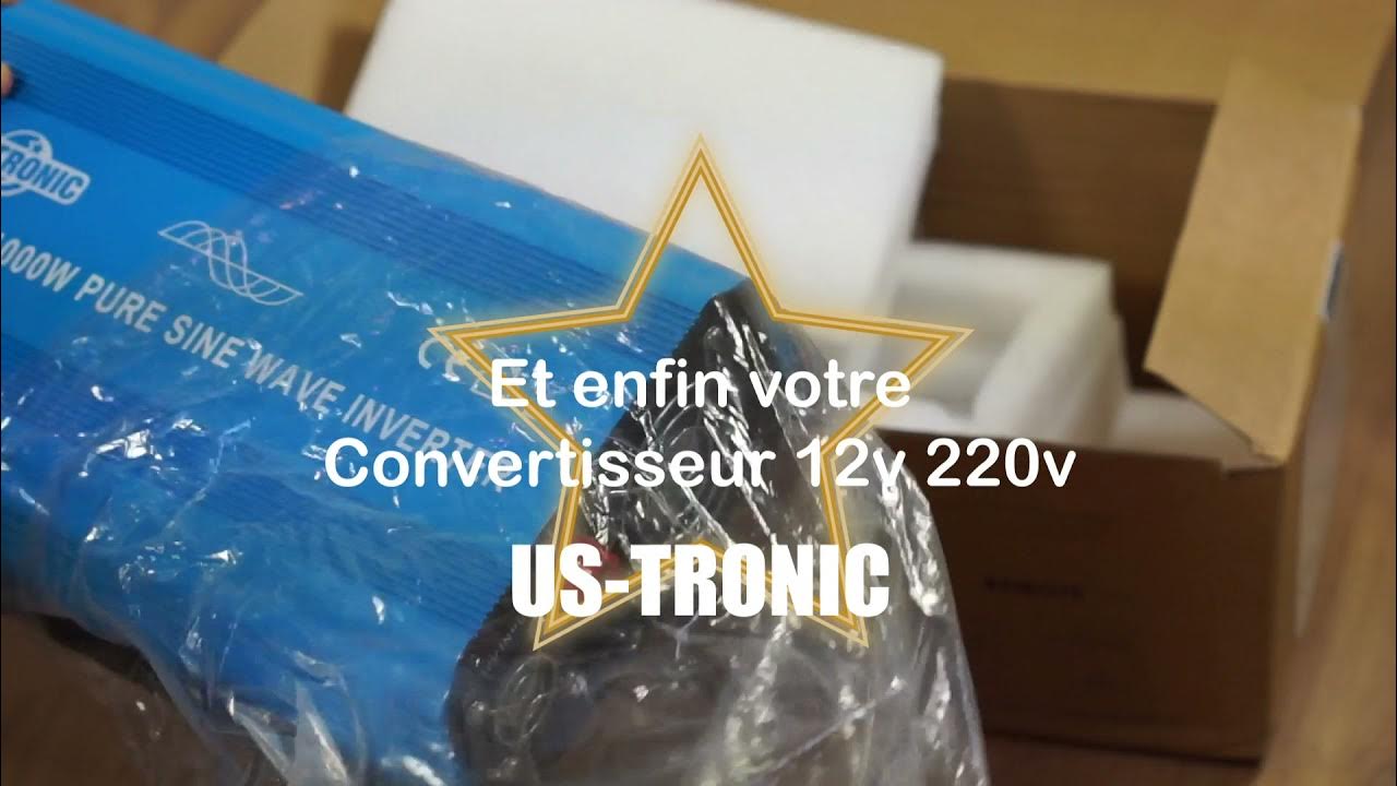 Convertisseur pur sinus 12v 220v US-TRONIC