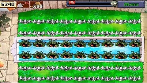 Plants Vs Zombies - Last Stand Endless Successfully Defends 6 Flag Gameplay!!!