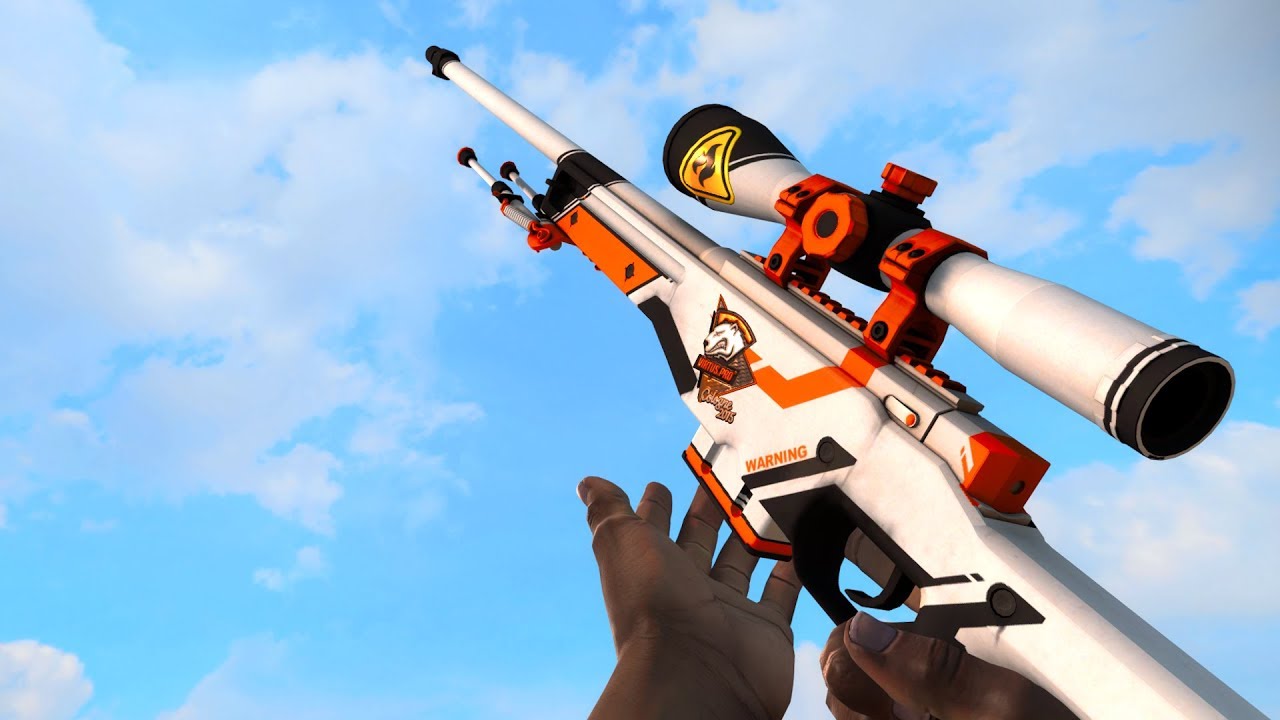 CS GO // Low-Float AWP | Asiimov Skin Showcase (0.180 FV ...