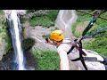 Would You Zip-Line Over This Waterfall in Ecuador? (Baños Travel Vlog)