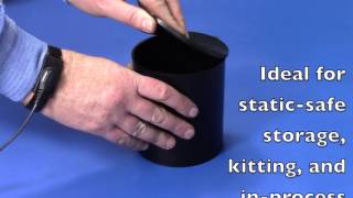 PROTEKTIVE PAK VELOSTAT CONDUCTIVE CONTAINER