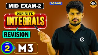 Definite Integrals ( M3 ) | Revision - Day 2 | unit -4 | chaitumawa7