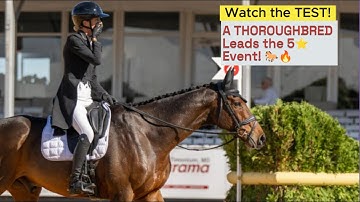 A Thoroughbred Beats the Warmbloods?! Artist Stuns the Maryland 5⭐ Dressage! 🏆
