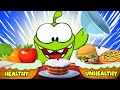 Om Nom - Junk Food V/S Veggies | Activities for Children | Videos for Kids | HooplaKidz TV