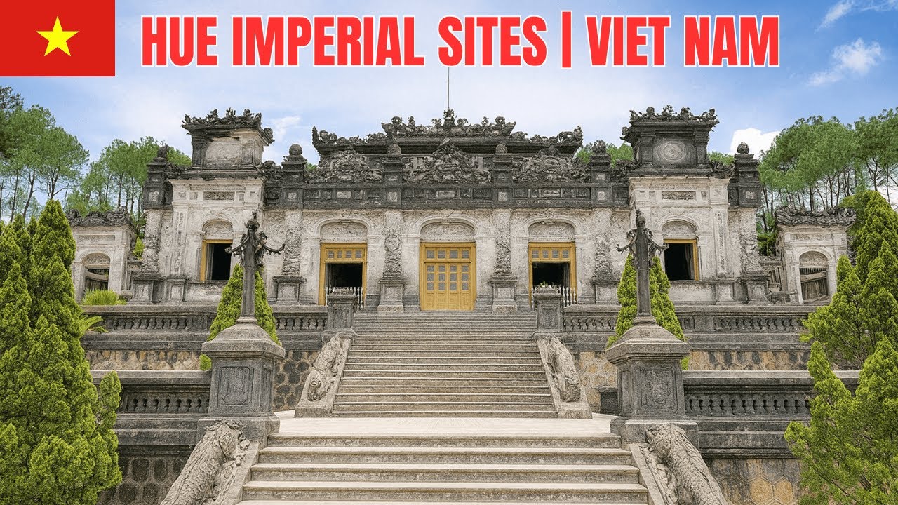 Peaceful 4K Walking Tour | Hue Imperial Sites & Hai Van Gate Vietnam
