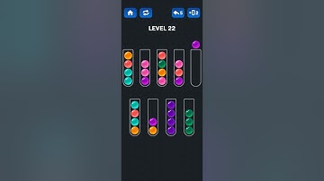 Ball Sort Puzzle level 22  - Ball Sort Color - Puzzle Game, All Levels, playlist, Zego Studio