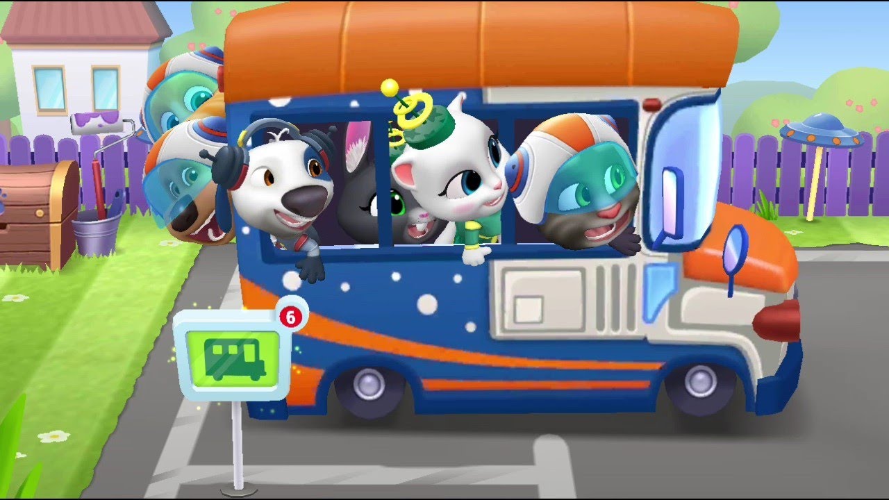 My Talking Tom Friends Space update Home Tree & Friendship Pass