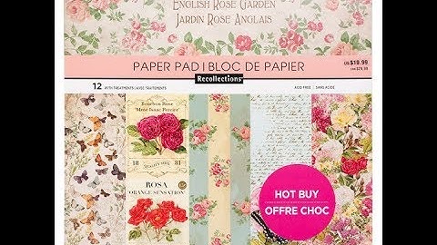 12 X 12 Paper Pad Swap Project No. 1