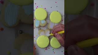 Bunny Ear Smiley Face! #smiley #bunny #easter #easterbunny #shorts #diy #cookiedecorating #cookies