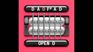 Perfect Guitar Tuner (Open D = D A D F# A D)