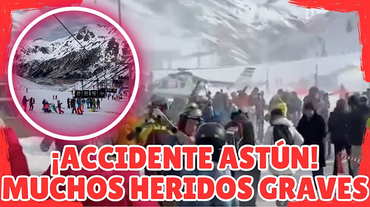 GRAVE ACCIDENTE EN UN TELESILLA DE LA ESTACIÓN DE ESQUÍ DE ASTÚN EN HUESCA