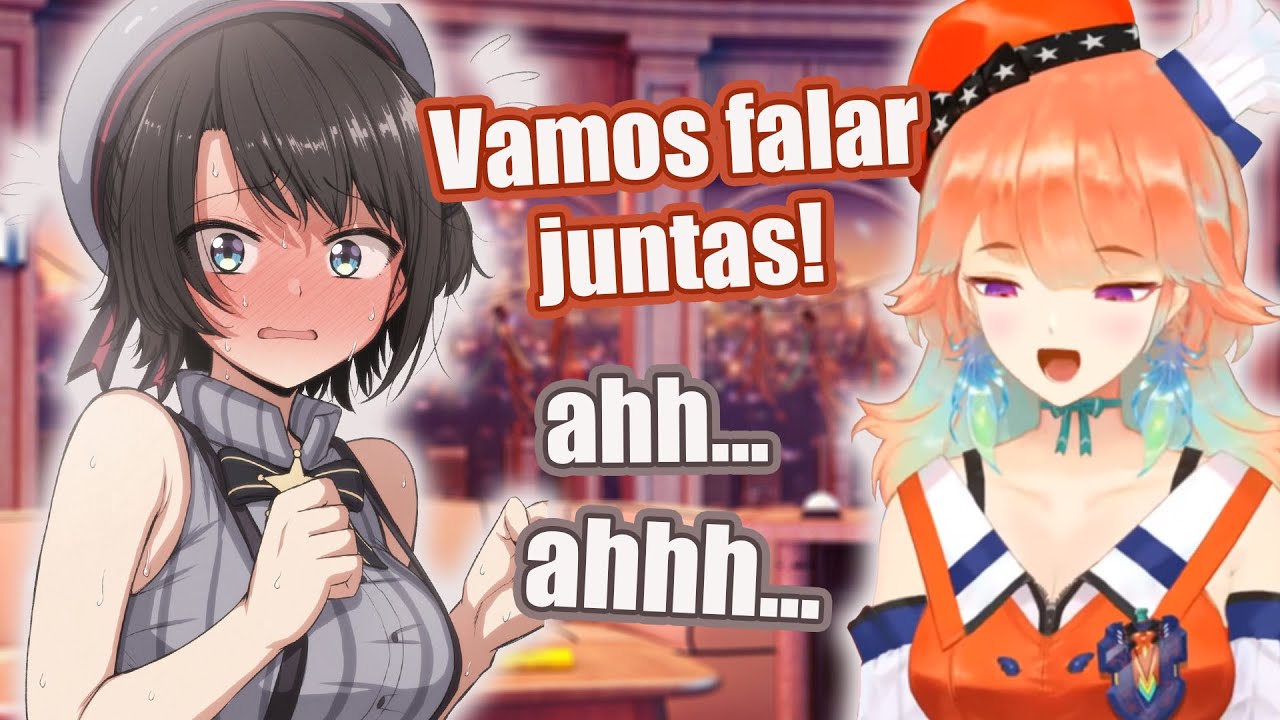 Kiara e Subaru falam ao mesmo tempo a cor de suas calcinhas | Legendado PT/BR