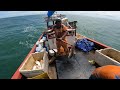 Exploso de ao na pescaria enfrentando gigantes e peixe saltando no barco  parte final
