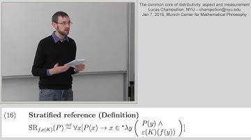 Common core of distributivity, aspect and measurement