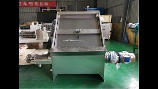 Manure separation with screw press separator tapered screw press manure separator