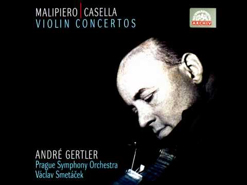 Casella: Violin Concerto in A minor, Op. 48 - 1. Primo tempo - André Gertler (1974, Supraphon)