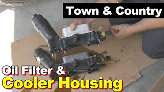 2014 Chrysler Town & Country Oil Filter & Cooler Housing
