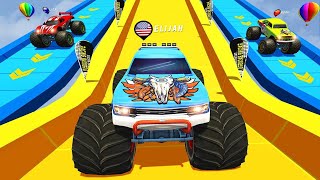 Monster Truck Racing Games: Mega Ramp Stunt Tracks - 4x4 Stunt Master - Best Android GamePlay 2021 screenshot 4