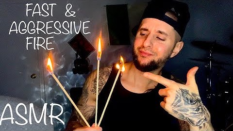 ASMR | Fast and Aggressive Fire Triggers!! Quick Cuts For Max Tingles.