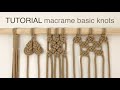 TUTORIAL | macrame basic knots 2_wrapping pipa crown Josephine knot | 마크라메 기본 매듭 2_랩핑 비파 왕관 조세핀 매듭