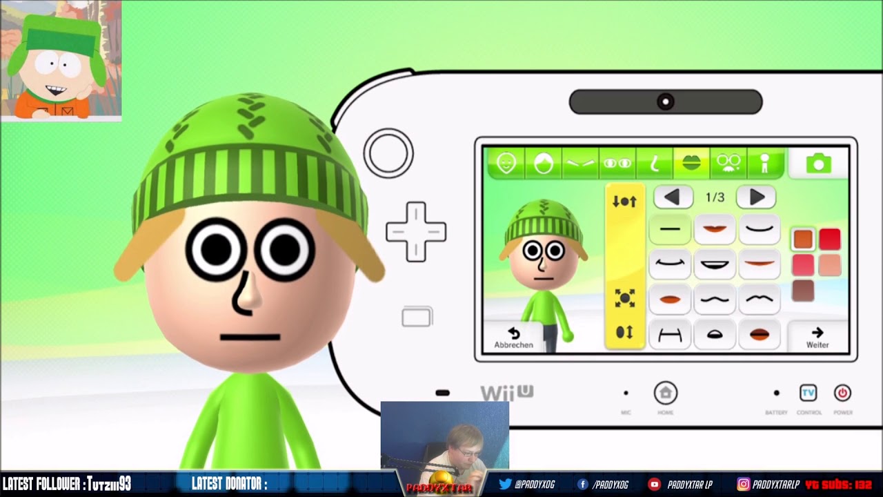 mii☆ko Let´s Make a Mii 67# Kyle Broflovski - YouTube