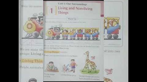 Class 1 unit#1|living things and non living things|Inspiring Science paramount