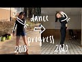 my two year dance progress... kind of