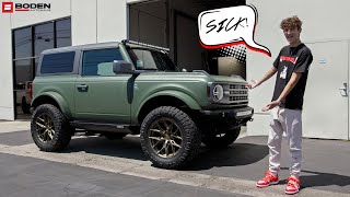 Most EPIC First Car Ever? 2021 Ford Bronco Birthday Surprise