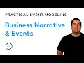 Event Modeling Step 1: Capturing the Business Narrative as Events