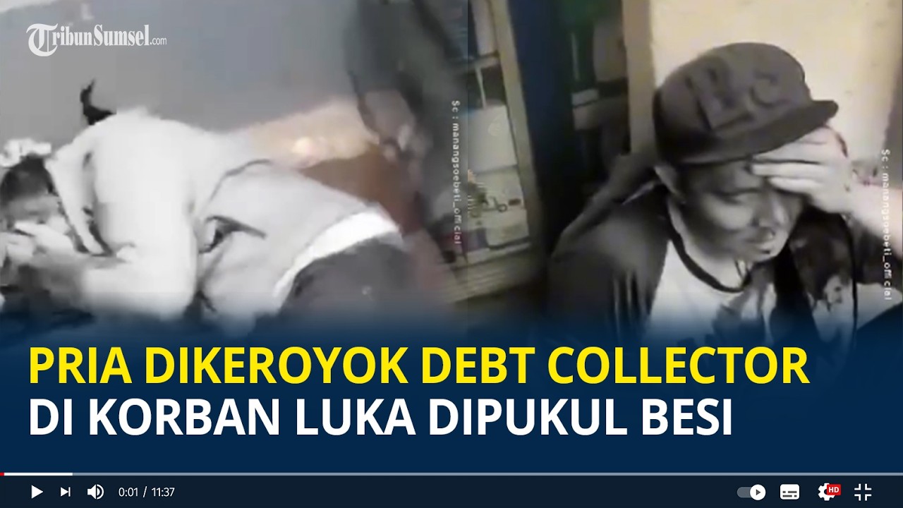 Viral Pria Dikeroyok Debt Collector di Bandung, Korban Luka di Kepala Dipukul Besi
