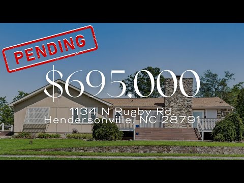 1134 N Rugby Road, Hendersonville, NC home video tour