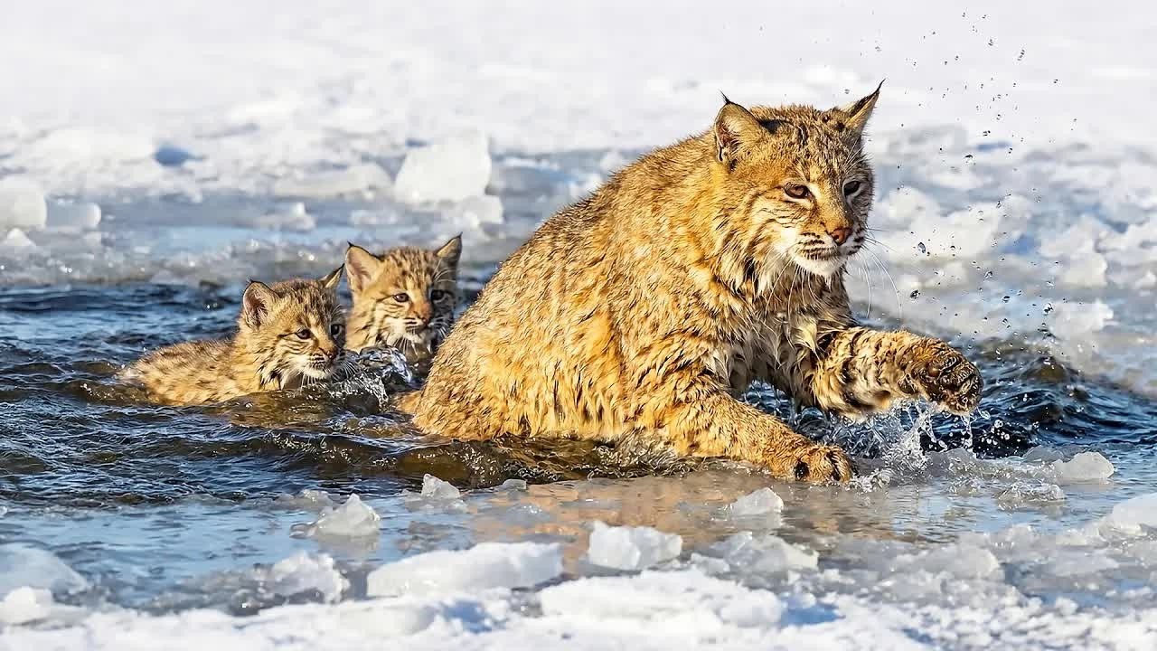 No One Could Reach the Trapped Bobcats — Until Officers Tried This GENIUS Rescue Method