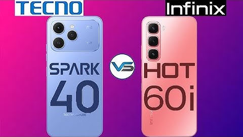 Tecno Spark 40 VS Infinix Hot 60i | Infinix Hot 60i VS Tecno Spark 40 | Spark 40 Series