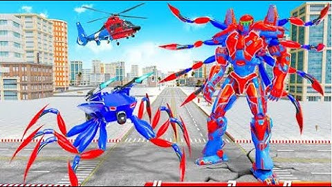 Amazing Spider Robot Car Part-1 | Rescue City Robot Transforming Android GamePlay | By Game Crazy