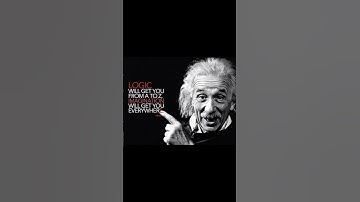 Imagination is Greater Than Logic | Inspiring Quote by Albert Einstein #famousquotes