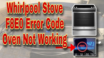How to Fix Whirlpool Stove F8E0 Error Code | Oven NOT Working | Model #WEE730H0DS0