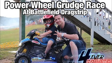 CRAZY HALLOWEEN POWER WHEEL GRUDGE RACE ! CAMERON SHAW GOT A BAD BOY & HE