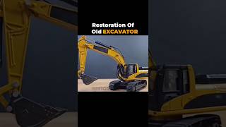 EXCAVATOR Restoration🔥#youtubeshorts #trending #viralshorts #cars #restoration #excavator #jcb