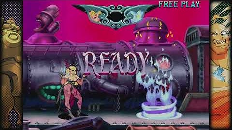 Capcom Fighting Collection - Vampire Savior 2 Morrigan Arcade Playthrough