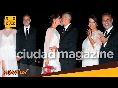 Jorge Rial y Romina Pereiro ya son marido y mujer mirá sus elegantes looks, el anillo y el apasiona