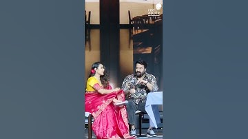 Mokksha and Lalettan at Qatar Doha Hridhayapoorvam show | Manoj K Jayan | Mohanlal