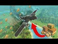 Destructable Cardboard Plane With Full Auto Firing! (no mods) - Scrap Mechanic