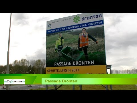 Zonne-auto uit Eindhoven rijdt bij officiële opening over Passage Dronten